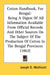 Cotton Handbook, For Bengal: Being A Digest Of All Information Available From Official Records And Other Sources On The Subject Of The Production O by Joseph G. Medlicott