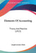 Elements Of Accounting: Theory And Practice (1913) by Joseph Jerome Klein