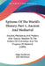 Epitome Of The World's History, Part 1, Ancient And Mediaeval: Ancient, Mediaeval, And Modern, With Special Relation To The History Of Civilization An by Edgar Sanderson, John Hardiman