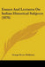 Essays And Lectures On Indian Historical Subjects (1876) by George Bruce Malleson