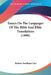 Essays On The Languages Of The Bible And Bible Translations (1890) by Robert Needham Cust