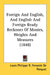 Foreign And English, And English And Foreign Ready Reckoner Of Monies, Weights And Measures (1848) by Louis Philippe R. Fenwick De Porquet