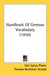 Handbook Of German Vocabulary (1850) by Carl Julius Ploetz, Thomas Kerchever Arnold