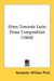 Hints Towards Latin Prose Composition (1869) by Alexander William Potts