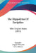 The Hippolytus Of Euripides: With English Notes (1853) by Euripides, August Witzschel, A. R. Webster