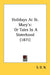 Holidays At St. Mary's: Or Tales In A Sisterhood (1871) by S D N