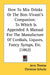 How to Mix Drinks or the Bon-Vivant's Companion: To Which Is Appended a Manual for the Manufacture of Cordials, Liquors, Fancy Syrups, Etc. (1862) by Jerry Thomas, Christian Schultz