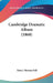 Cambridge Dramatic Album (1868) by Henry Thomas Hall