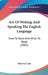 Art Of Writing And Speaking The English Language: How To Read And What To Read (1905) by Sherwin Cody