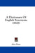 A Dictionary Of English Synonyms (1845) by John Platts