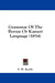 Grammar Of The Bornu Or Kanuri Language (1854) by S. W. Koelle