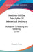 Analysis Of The Principles Of Rhetorical Delivery: As Applied To Reading And Speaking (1830) by Ebenezer Porter