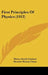 First Principles Of Physics (1912) by Henry Smith Carhart, Horatio Nelson Chute