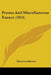 Poems And Miscellaneous Essays (1814) by Henrietta Rhodes