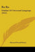 Ru Ro: Outline Of Universal Language (1913) by Edward Powell Foster