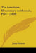 The American Elementary Arithmetic, Part 1 (1858) by James Robinson