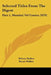 Selected Titles From The Digest: Part 1, Mandati Vel Contra (1879) by Whitey Walker, Bryan Walker