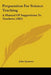 Preparation For Science Teaching: A Manual Of Suggestions To Teachers (1882) by John Spanton