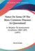 Notes On Some Of The More Common Diseases In Queensland: In Relation To Atmospheric Conditions, 1887-1891 (1893) by David Hardie