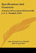 Specifications And Contracts: A Series Of Lectures Delivered By J. A. L. Waddell (1907) by John Alexander Low Waddell, John Cassan Walt