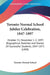Toronto Normal School Jubilee Celebration, 1847-1897: October 31, November 1-2, 1897, Biographical Sketches And Names Of Successful Students, 1847-187 by Toronto Normal School