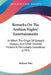 Remarks On The Arabian Nights' Entertainments: In Which The Origin Of Sinbad's Voyages, And Other Oriental Fictions Is Particularly Considered (1797) by Richard Hole