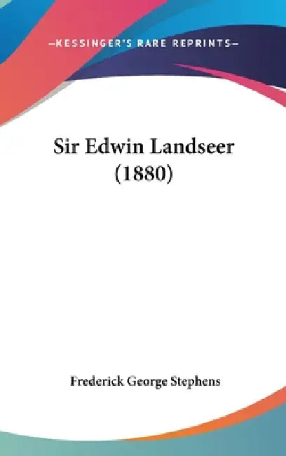 Sir Edwin Landseer (1880) by Frederick George Stephens