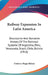 Railway Expansion In Latin America: Descriptive And Narrative History Of The Railroad Systems Of Argentina, Peru, Venezuela, Brazil, Chile, Bolivia (1 by Frederic Magie Halsey