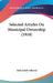 Selected Articles On Municipal Ownership (1918) by Julia Emily Johnsen