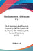 Meditationes Hebraicae V1: Or A Doctrinal And Practical Exposition Of The Epistle Of St. Paul To The Hebrews, In A Series Of Lectures (1855) by William Tait