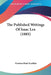 The Published Writings Of Isaac Lea (1885) by Newton Pratt Scudder