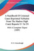 A Handbook Of Criminal Cases Reprinted Verbatim From The Madras High Court Reports V1 To V8: With A Complete Digest (1889) by D. E. Cranenburgh