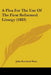 A Plea For The Use Of The First Reformed Liturgy (1883) by John Rowland West