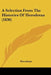 A Selection From The Histories Of Herodotus (1830) by Herodotus