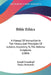 Bible Ethics: A Manual Of Instruction In The History And Principles Of Judaism, According To The Hebrew Scriptures (1884) by Joseph Krauskopf, Henry Berkowitz