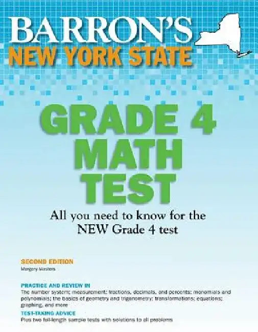 New York State Grade 4 Math Test by Barron's Educational Series