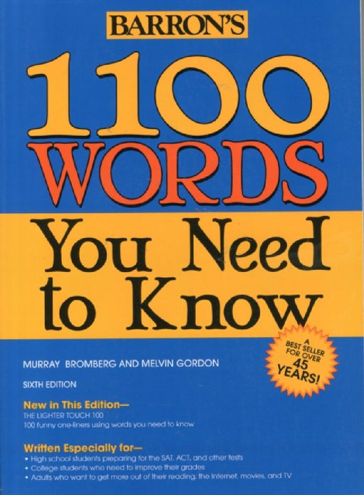 1100 Words You Need To Know  by Murray Bromberg