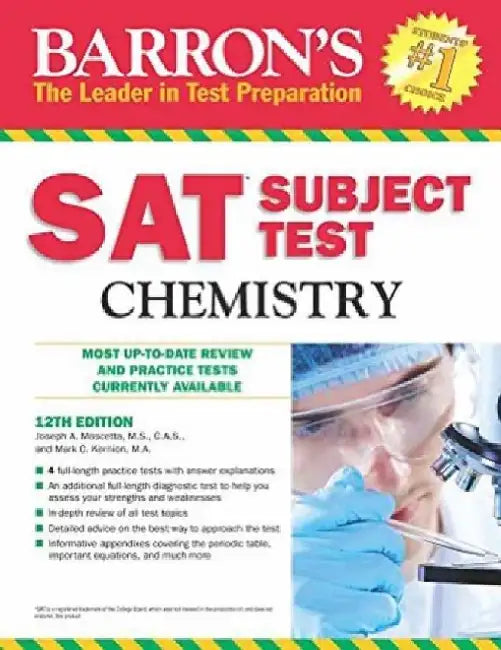 Barron'S Sat Subject Test Chemistry 