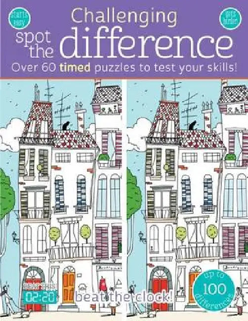 Challenging Spot the Difference: Over 60 Timed Puzzles to Test Your Skills by Giulia Lombardo