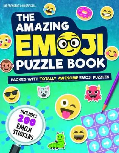 The Amazing Emoji Puzzle Book: Packed with Totally Awesome Emoji Puzzles and 200 Emoji Stickers by Carlton Publishing Group