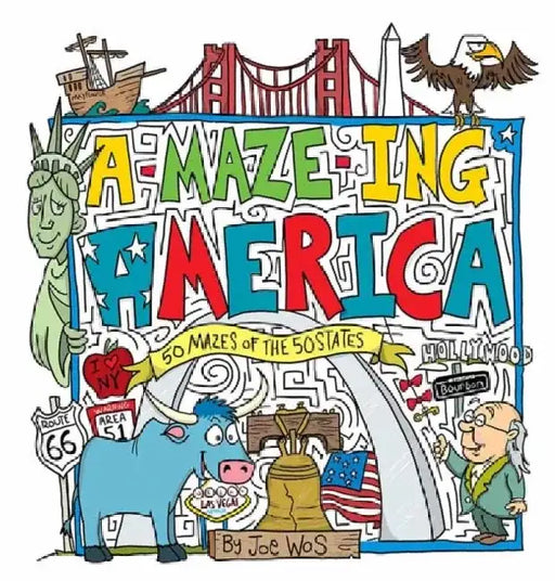 A-Maze-Ing America: 50 Mazes of the 50 States by Joe Wos