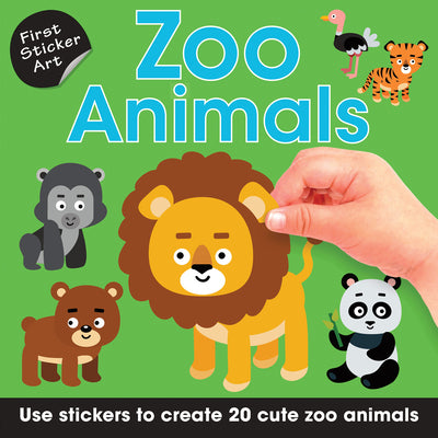 Zoo Animals: Create 10 Cute Pictures Using Simple Stickers by Green Android