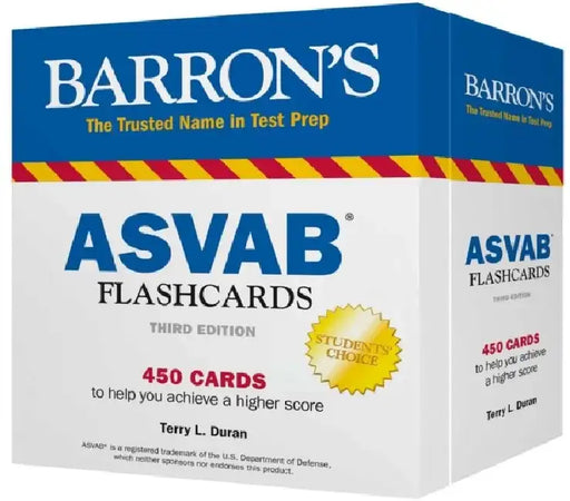 Barron's ASVAB Flash Cards by Terry L. Duran