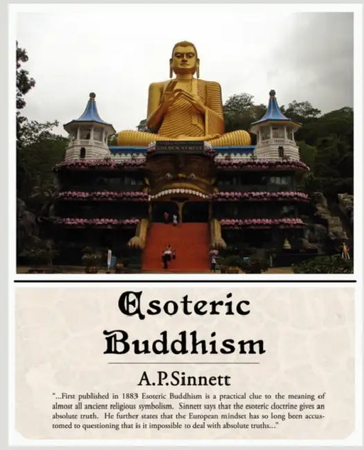 Esoteric Buddhism by A. P. Sinnett