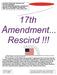17th Amendment...Rescind!!! by Daniel H. Marchi