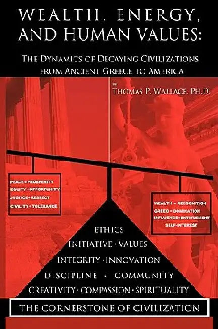 Wealth, Energy, and Human Values: The Dynamics of Decaying Civilizations from Ancient Greece to America by Thomas P. Wallace