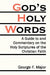 God's Holy Words by George F. Major