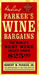 Parker's Wine Bargains: The World's Best Wine Values Under $25 by Robert M. Parker