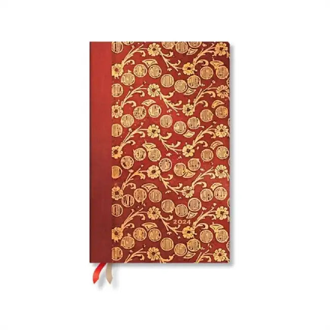 The Waves - Volume 4 (Virginia Woolf’s Notebooks) Maxi Horizontal 12-month Dayplanner 2024 (Elastic Band Closure) by Paperblanks