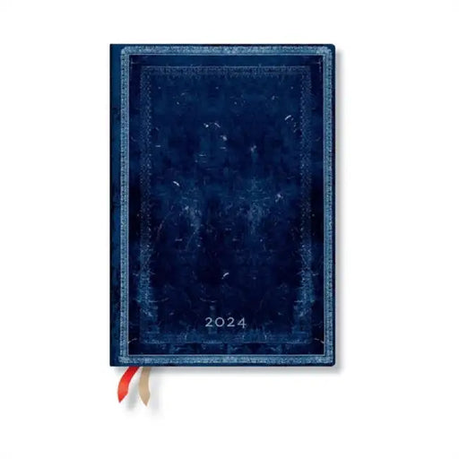 Inkblot (Old Leather Collection) Midi 12-month Dayplanner 2024 by Paperblanks
